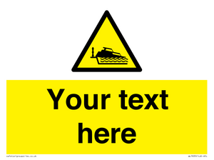 Custom warning grounding cruiser on lock cill